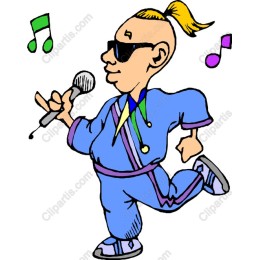 Charismatic Blue Singer