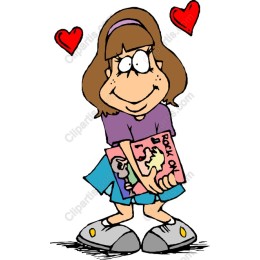 Whimsical Book-Loving Girl