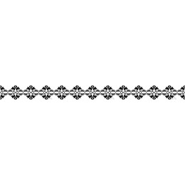Elegant Decorative Black and White Border
