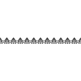 Black Floral Border
