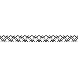 Elegant Black Decorative Border