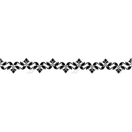 Elegant Vintage Floral Border