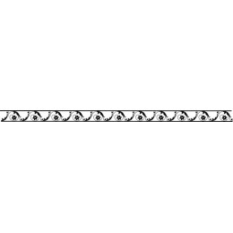 Elegant Decorative Floral Border