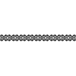 Intricate Black & White Decorative Border