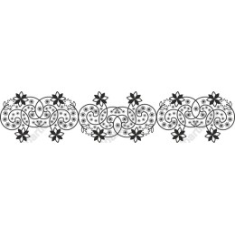 Vintage Floral Swirl