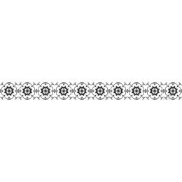 Floral Pattern - Black and White