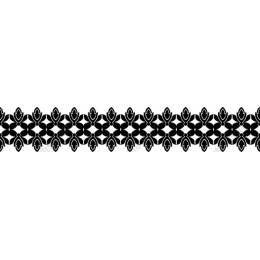 Elegant Floral Border Pattern
