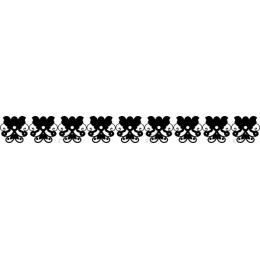 Whimsical Black Floral