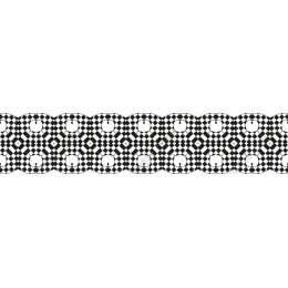 Black and White Geometric Pattern