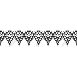 Black and White Checkerboard Mask Pattern
