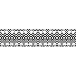 Black and White Checkerboard Heart Pattern