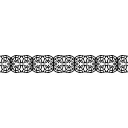Elegant Floral Decorative Border