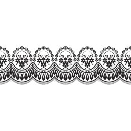 Vintage Floral Lace Border