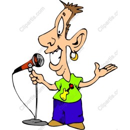 Energetic Karaoke Singer