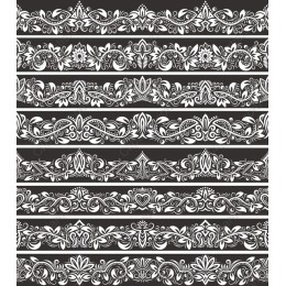Intricate Floral Border