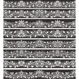 Elegant Floral Border