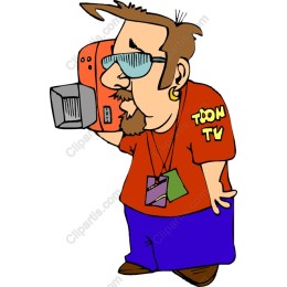 Quirky Cartoon Cameraman