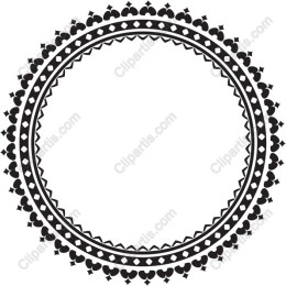 Elegant Decorative Circular Frame
