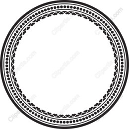 Black Circle Border