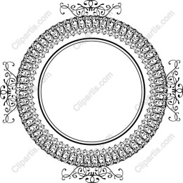 Vintage Floral Decorative Frame