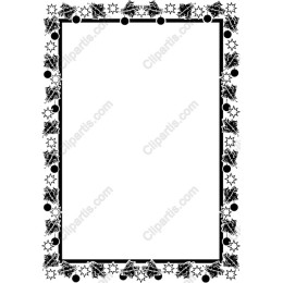 Festive Holiday Border Frame