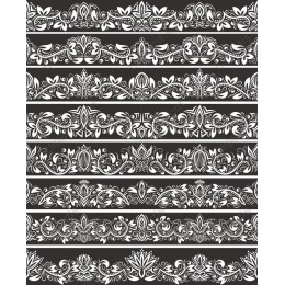 Elegant Floral Border Collection