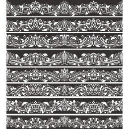 Elegant Floral Border
