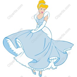 Magical Princess in Blue Gown