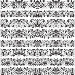 Elegant Floral Border
