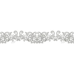 Elegant Floral Border