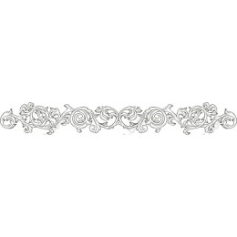 Elegant Floral Border