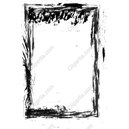 Bold Black and White Abstract Frame