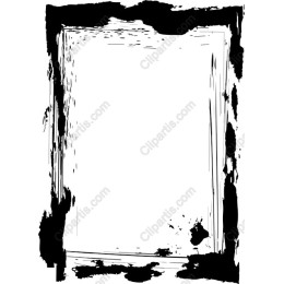 Hand-Drawn Black Grunge Frame