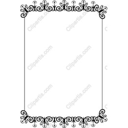 Elegant Black Ornate Frame