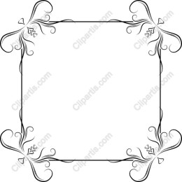 Elegant Floral Frame