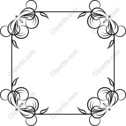 Elegant Floral Border