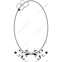 Floral Heart Frame