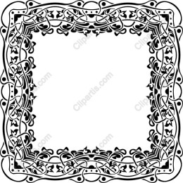 Ornate Floral Frame