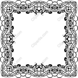 Elegant Ladybug Frame