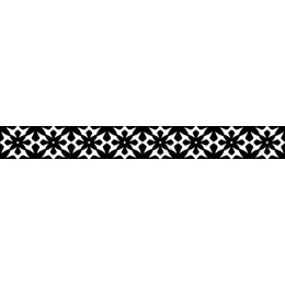 Elegant Black and White Floral Pattern