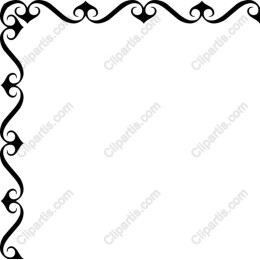 Black Ornate Frame