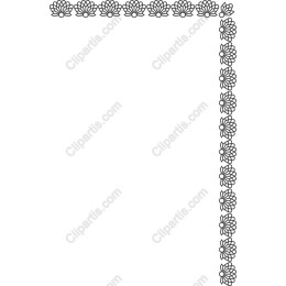 Lotus Flower Border