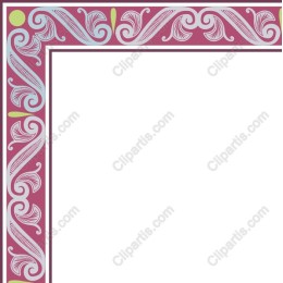 Ornate Floral Decorative Frame