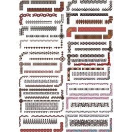Vintage Decorative Borders Set