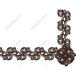 Elegant Decorative Leaf Border