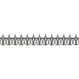 Elegant Wrought-Iron Border