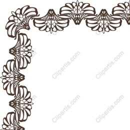Decorative Floral Border