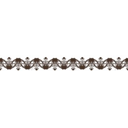 Elegant Floral Border - Seamless