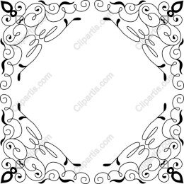 Ornate Black Frame