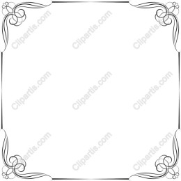 Elegant Decorative Floral Frame